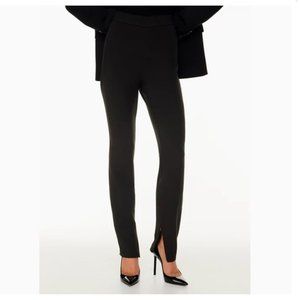 Aritzia Babaton Black Slim Leg Serra Pants Size 6